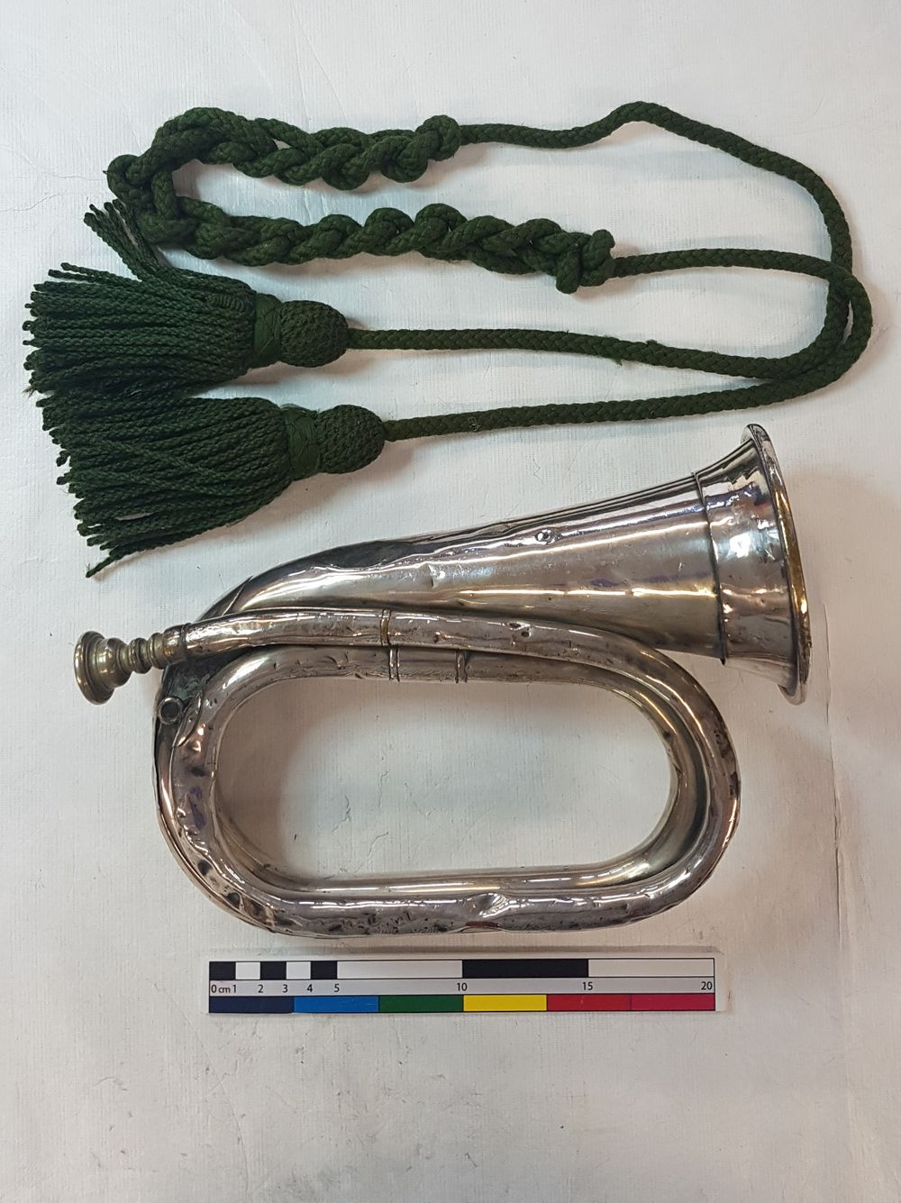 Military bugle made by G. Potter & Co.