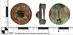 Anglo-Saxon hub cap brooch