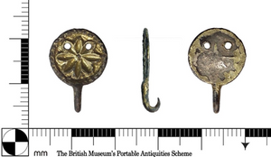 Early-medieval hooked tag