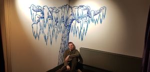 Artist interview: Tree mural at the Allen Gallery